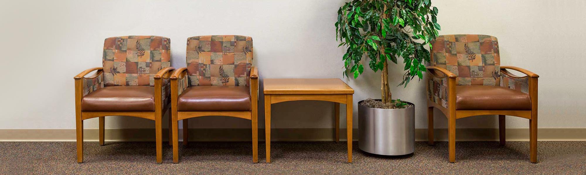 Uninspired Reception Seating